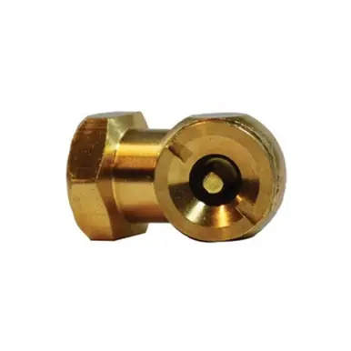 Midland Industries 46600 - Live Air Hex Ball Foot Chuck, 1/4", FIP