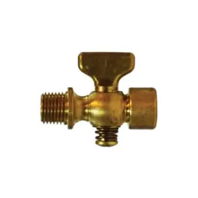 Midland Industries 46361 - Air Cock, 1/4" Nominal, MIP x FIP, Tee, Brass Body