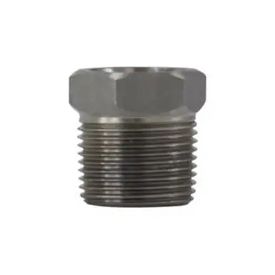Midland Industries 105508 - Hex Bushing, 3/4" MPT x 3/8" FPT, Stainless Steel, 3000 lb