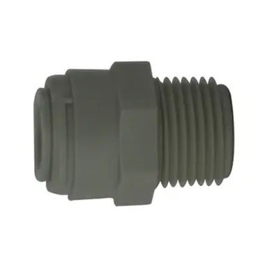 Midland Industries 20147P - Adapter, 5/8" Push" Tube x 1/2" NPT(M)F, Polypropylene