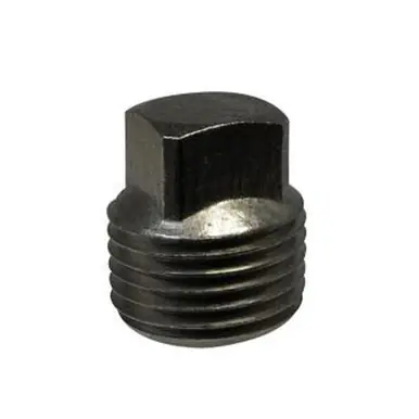 Midland Industries 81109-12 - Cored Plug, 3/4" MPT, Bronze, Chrome-Plated