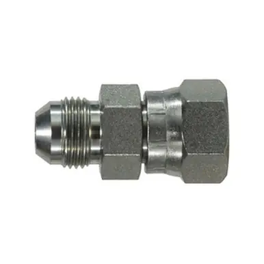 Midland Industries FS65041010 - Swivel Adapter, 5/8" Male JIC 37° Flared x 5/8" Female ORFS, Steel