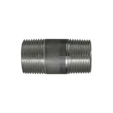 Midland Industries 76094 - Pipe Nipple, 3/4" MPT x 3/4" MPT, 10" L, Aluminum
