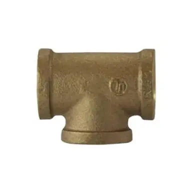 Midland Industries 38101-64 - Pipe Tee, 4" FPT x 4" FPT x 4" FPT, Bronze