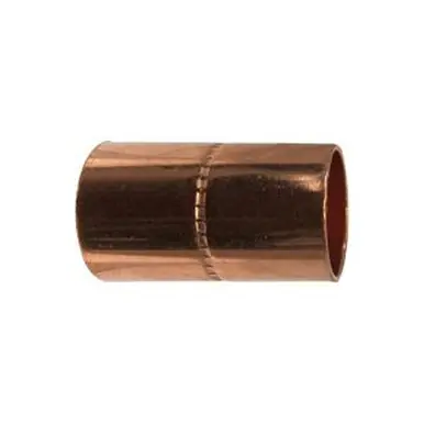 Midland Industries 77209 - Solder Joint Coupling w/ Rolled up Tube Stop, 1-1/2" C x 1-1/2" C, Copper