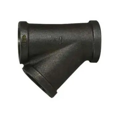 Midland Industries 64963 - Lateral Wye, 1/2" FPT x 1/2" FPT x 1/2" FPT, Iron, Galvanized