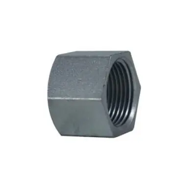 Midland Industries 66473 - Hex Cap, 1/2" NPT(F), Steel, Zinc-Plated, 150 lb