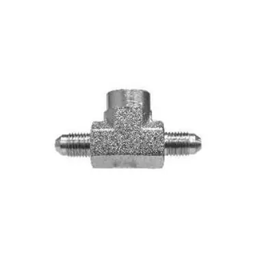 Midland Industries 260252 - Branch Tee, 5/16" 37° JIC Flared x 5/16" 37° JIC Flared x 1/8" NPT(F),