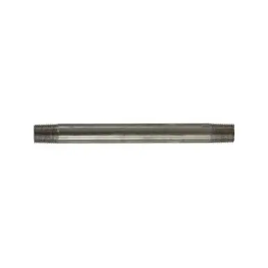 Midland Industries 48003 - Welded Pipe Nipple, 1/8" MPT x 1/8" MPT, 2" L, Stainless Steel, SCH 40