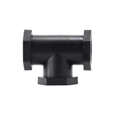 Midland Industries 28743P - Tee, 1/2" FPT x 1/2" FPT x 1/2" FPT, Polypropylene