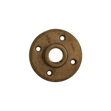 Midland Industries 44785LF - Floor Flange, 2" FPT, Brass, 125