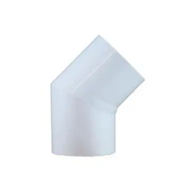Midland Industries 55733 - 45° Elbow, 2" Slip x 2" Slip, PVC, White, SCH 40 Schedule