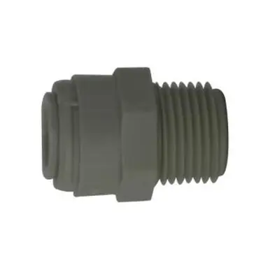 Midland Industries 20532P - Adapter, 5/16" Push-On Hose Stem x 3/8" MIP, Polypropylene