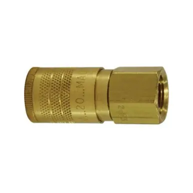 Midland Industries 28583 - Aro Interchange Coupler, 1/8" FIP, Brass