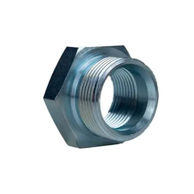 Midland Industries 74302016 - Hex Reducing Bushing, 1-5/8" BSPP x 1" BSPP, Steel