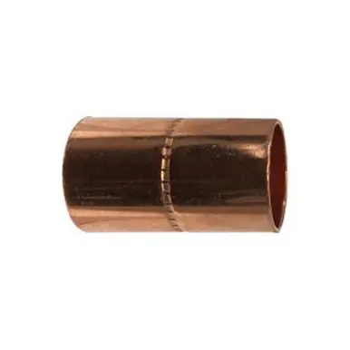 Midland Industries 77214 - Solder Joint Coupling w/ Rolled up Tube Stop, 4" C x 4" C, Copper