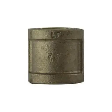 Midland Industries 44416LF - Coupling, 1-1/4" FPT x 1-1/4" FPT, Bronze