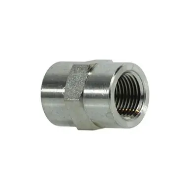 Midland Industries 50008 - Pipe Coupling, 1/2" FPT x 1/2" FPT, Steel