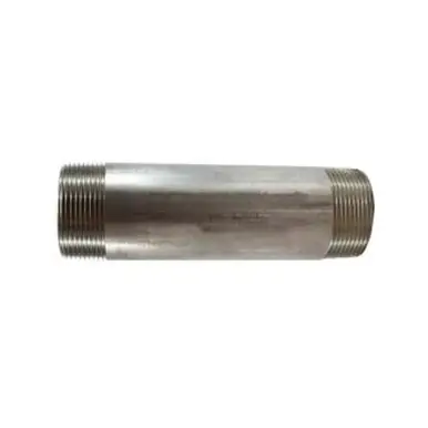 Midland Industries 48145 - Welded Pipe Nipple, 1-1/2" MPT x 1-1/2" MPT, 4" L, Stainless Steel, SCH