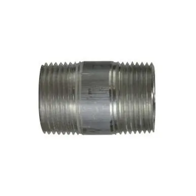 Midland Industries 76102 - Pipe Nipple, 1" MPT x 1" MPT, 2-1/2" L, Aluminum