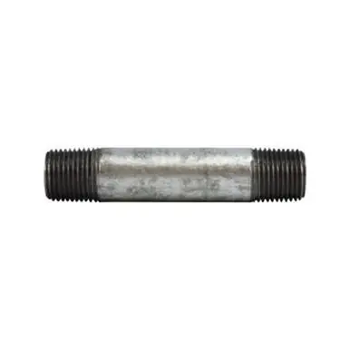 Midland Industries 58026 - Pipe Nipple, 1/4" MPT x 1/4" MPT, 4" L, Steel, Galvanized, SCH 80