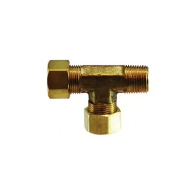 Midland Industries 26279 - Captive Sleeve Run Tee w/ 26005 Captive Sleeve Nut, 3/8" Compression x