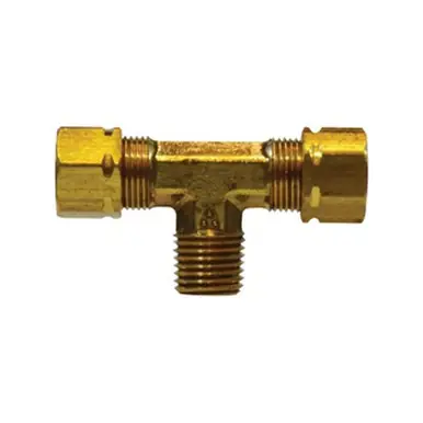 Midland Industries 26301 - Captive Sleeve Branch Tee, 5/8" Compression x 5/8" Compression x 1/2"