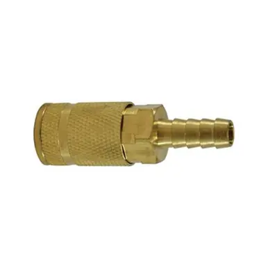 Midland Industries 28601 - Aro Interchange Coupler, 1/4" Hose Barbed, Brass