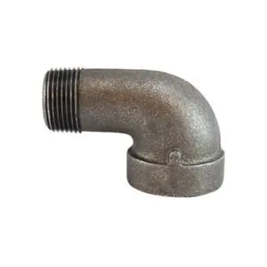 Midland Industries 68168 - 90° Street Elbow, 2" MPT x 2" FPT, Iron, Galvanized, XH Schedule, 300 lb