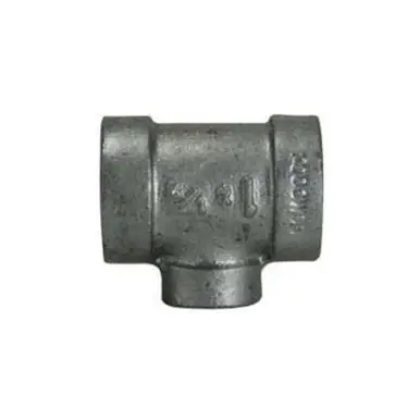 Midland Industries 68322 - Reducing Tee, 1-1/2" FPT x 1-1/2" FPT x 1-1/4" FPT, Iron, Galvanized, XH