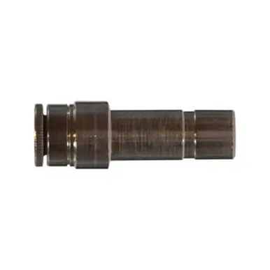 Midland Industries 20512 - Reducer, 1/4" Push" Tube x 3/8" Push" Tube, Brass, Nickel-Plated