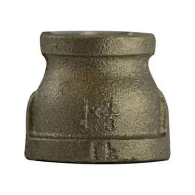 Midland Industries 44459LF - Reducing Coupling, 2-1/2" FPT x 1" FPT, Bronze
