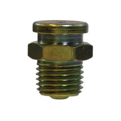 Midland Industries 36205 - Ball Check, Button Head Style, 1/4-18 Thread, NPT Thread, 5/8" Hex,