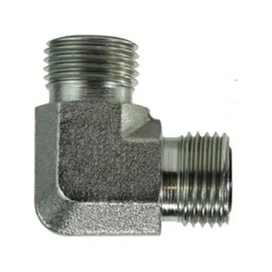 Midland Industries FS25001212 - 90° Union Elbow, 1-3/16" Male ORFS x 1-3/16" Male ORFS, Steel