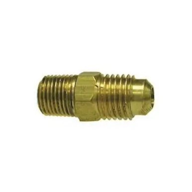 Midland Industries 10132 - Ball Check Connector, 5/16" Male SAE 45° Flared x 1/8" Male SAE 45°
