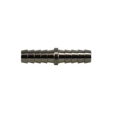 Midland Industries 32095SS - Straight Splicer, 3/8" Hose Barbed x 3/8" Hose Barbed, Stainless Steel