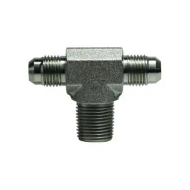 Midland Industries 26011412 - Branch Tee, 7/8" 37° JIC Flared x 7/8" 37° JIC Flared x 3/4" NPT(M),