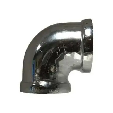 Midland Industries 781100-16 - 90° Elbow, 1" FPT x 1" FPT, Bronze, Chrome-Plated