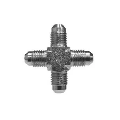 Midland Industries 26504 - Union Cross, 7/16" JIC x 7/16" JIC x 7/16" JIC x 7/16" JIC, Steel