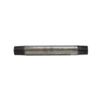 Midland Industries 56030 - Welded Pipe Nipple, 1/4" MPT x 1/4" MPT, 6" L, Steel, Galvanized, SCH 40