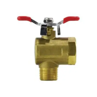 Midland Industries 947113 - 90° Right Angle Ball Valve, 1/2" Nominal, FPT x MPT, 250 psi Pressure