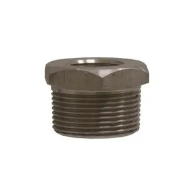 Midland Industries 103524 - Hex Bushing, 1-1/2" MPT x 1-1/4" FPT, Stainless Steel, 3000 lb