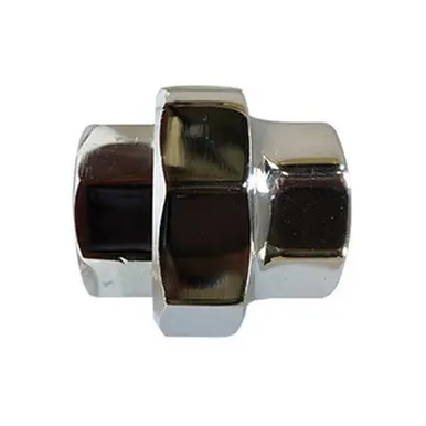 Midland Industries 81104-06 - Union, 3/8" FPT x 3/8" FPT, Bronze, Chrome-Plated