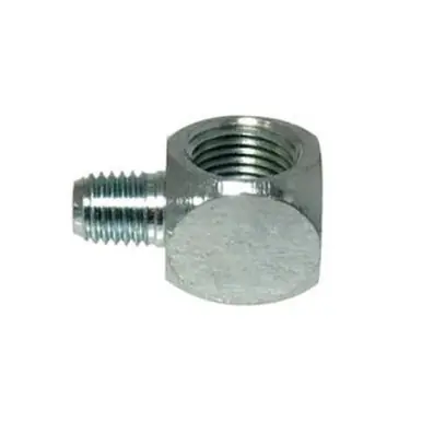 Midland Industries 36377 - 90° Elbow, 1/4" NPT(F)F x 1/4" NPT(M)F, Steel