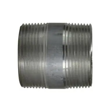 Midland Industries 76149 - Pipe Nipple, 1-1/2" MPT x 1-1/2" MPT, 6" L, Aluminum