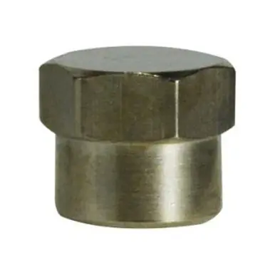 Midland Industries 29114 - Pipe Coupling, 3/8" Female BSPP x 3/8" Female NPT, Brass