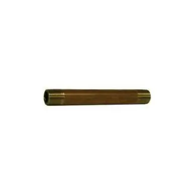Midland Industries 42010 - Nipple, 1/8" MPT x 1/8" MPT, 5-1/2", Brass