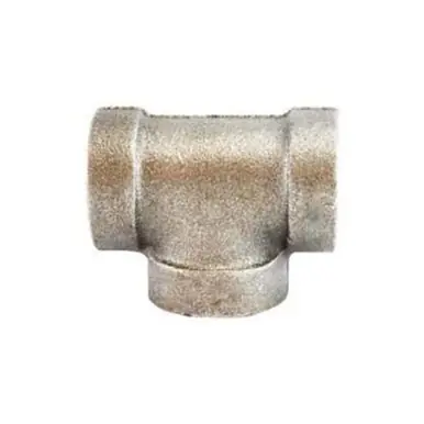 Midland Industries 68253 - Tee, 1/2" FPT x 1/2" FPT x 1/2" FPT, Iron, Galvanized, XH Schedule, 300