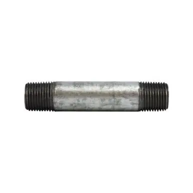 Midland Industries 58065 - Pipe Nipple, 1/2" MPT x 1/2" MPT, 3-1/2" L, Steel, Galvanized, SCH 80