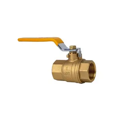 Midland Industries 940221 - Ball Valve, 1/4" Nominal, FPT, 600 psi WOG Pressure, Brass Body